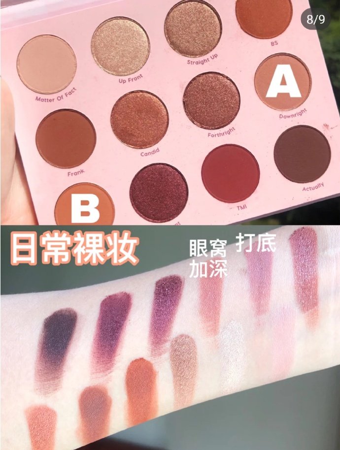 colourpop八种眼妆画法
新手手残党必备