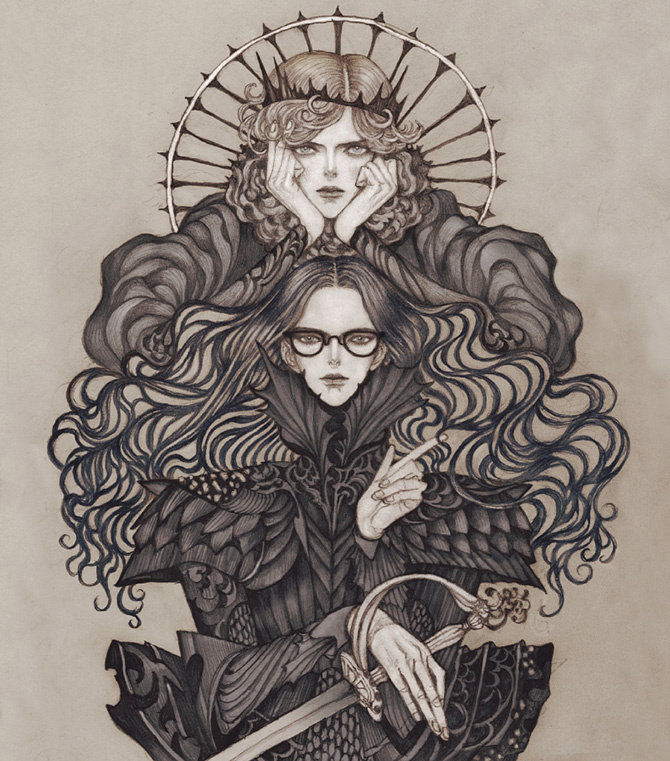 by 黑川犬子
充满华丽的诡异 ​