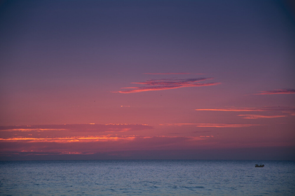 夏天的晚霞，背景图