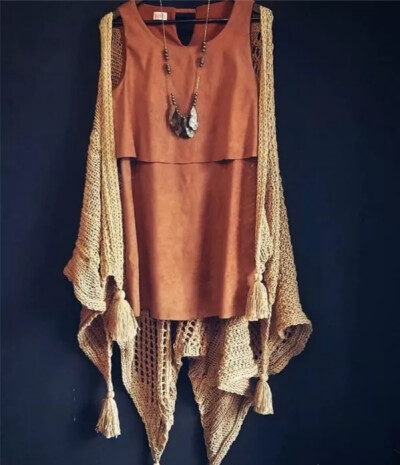 异域风情纯毛衣编织