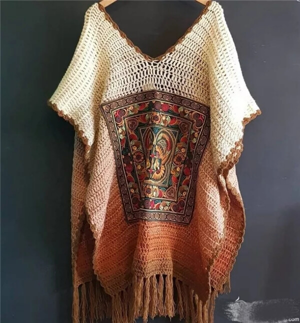 异域风情纯毛衣编织