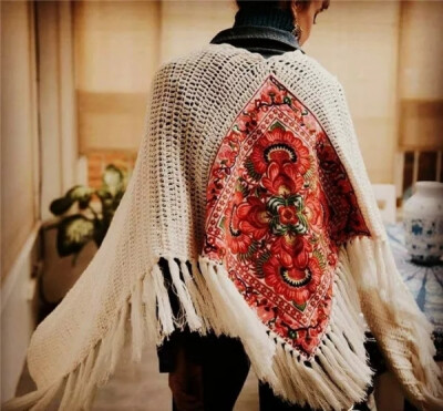 异域风情纯毛衣编织