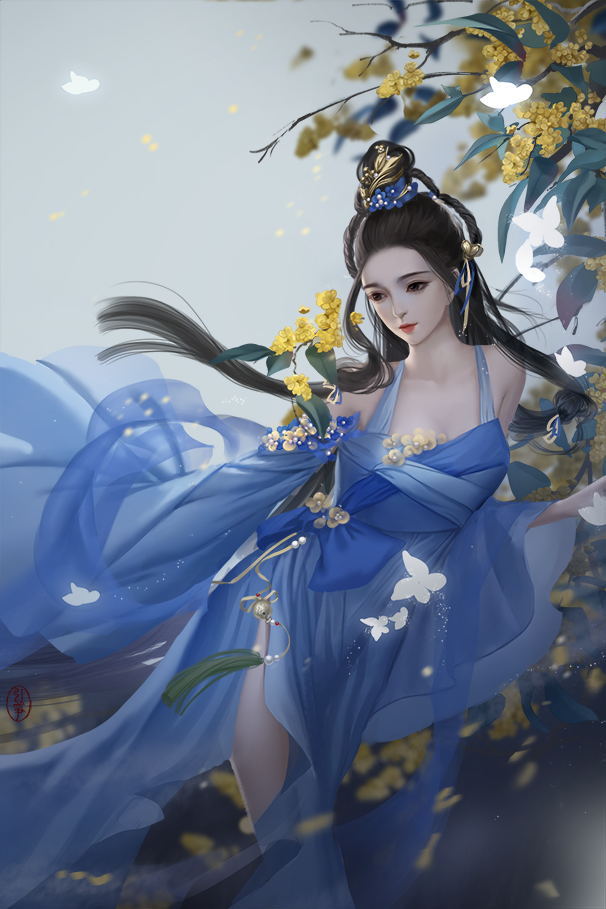 〔 古风美人 〕作者' 引筝