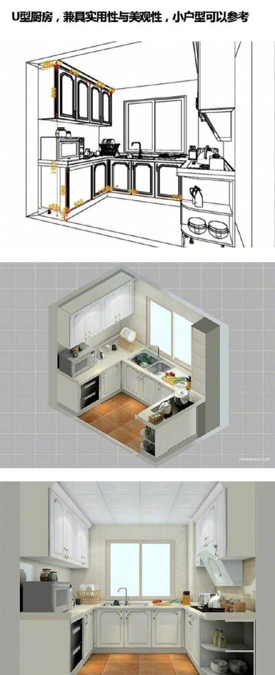 各种厨房设计案例
