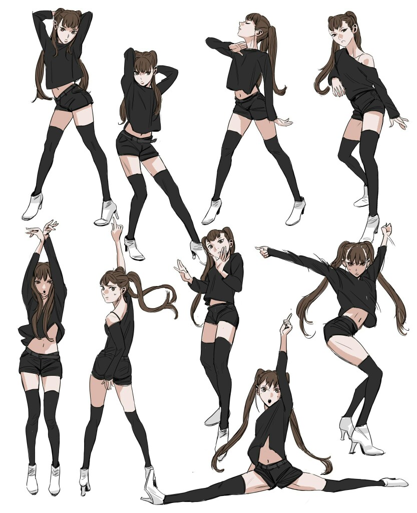 舞蹈动作参考