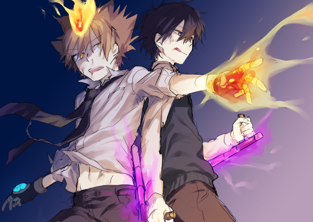 家庭教師HITMAN REBORN！ [澤田綱吉/雲(yún)雀恭彌](méi)