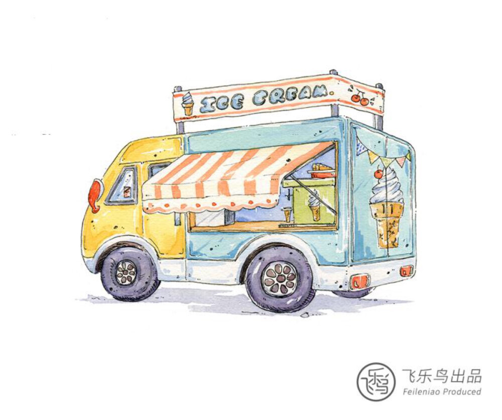 Ice Cream餐车～