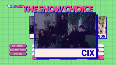 裴珍映
CIX
190730 THE SHOW 一位
（第一个一位，出道七天，大发！CIX一直大发吧！）