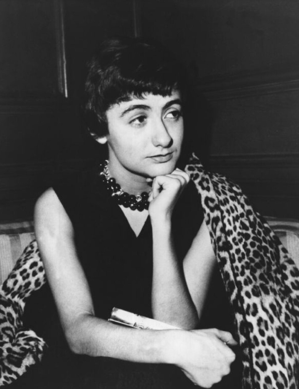 Francoise Sagan
萨冈，传奇法兰西女作家，60年代的时尚ICON