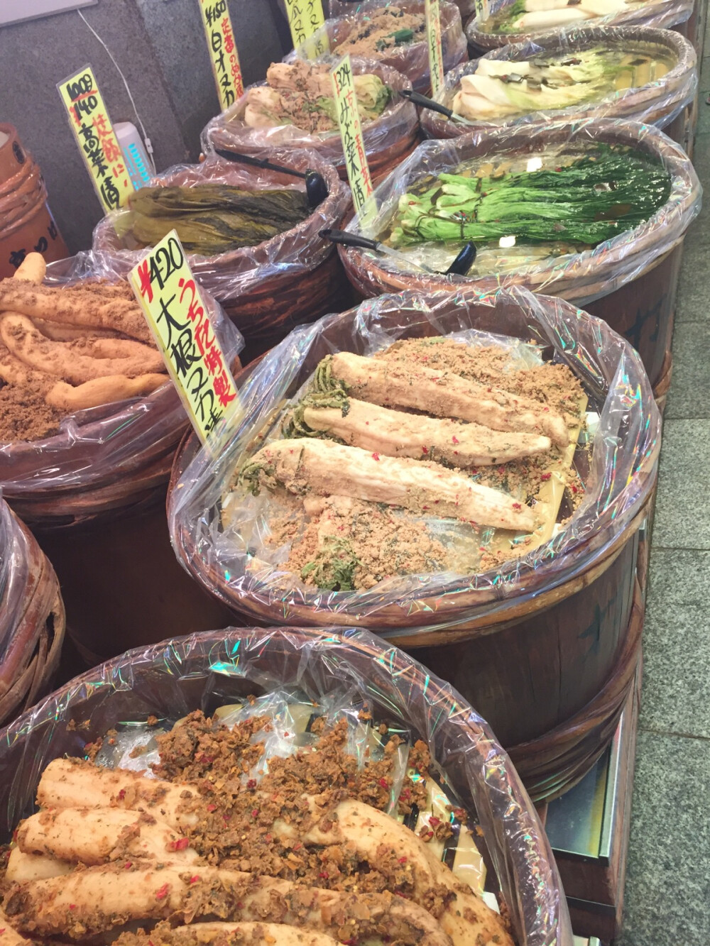 京都锦市场
漬け物