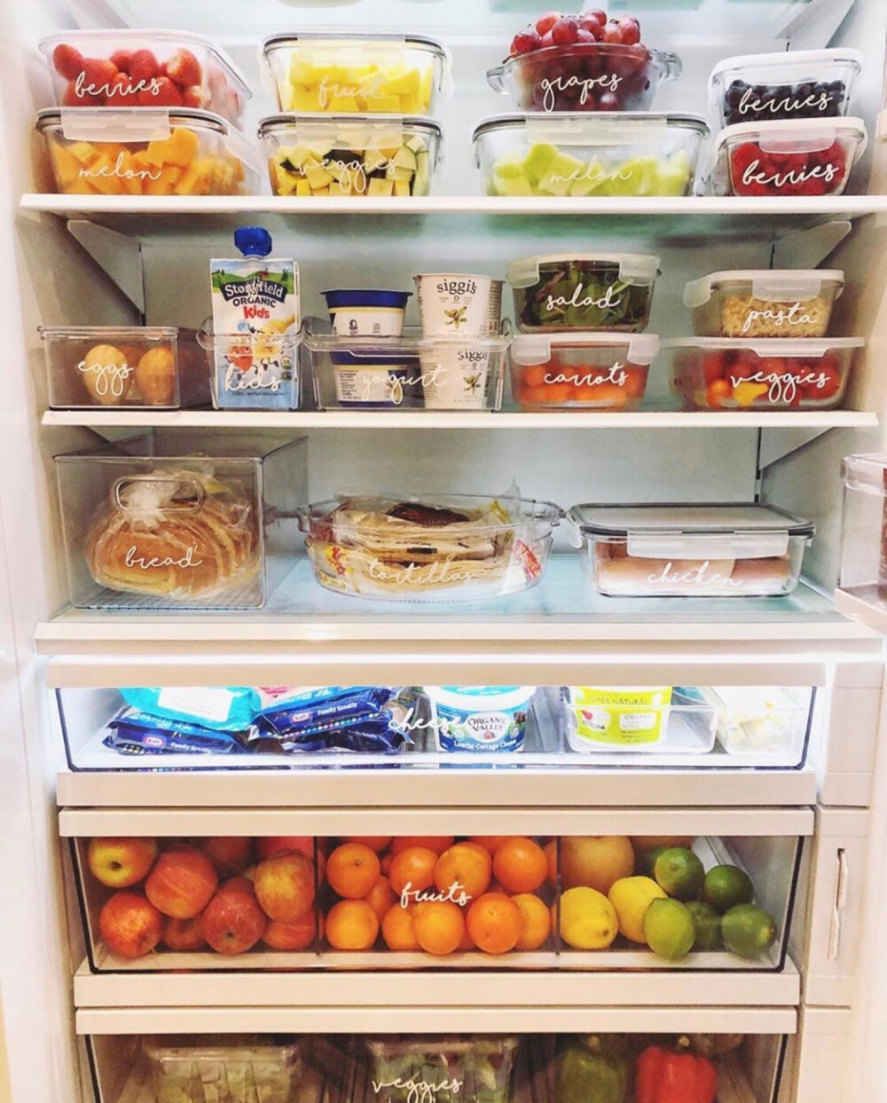 蔬果冰箱收纳