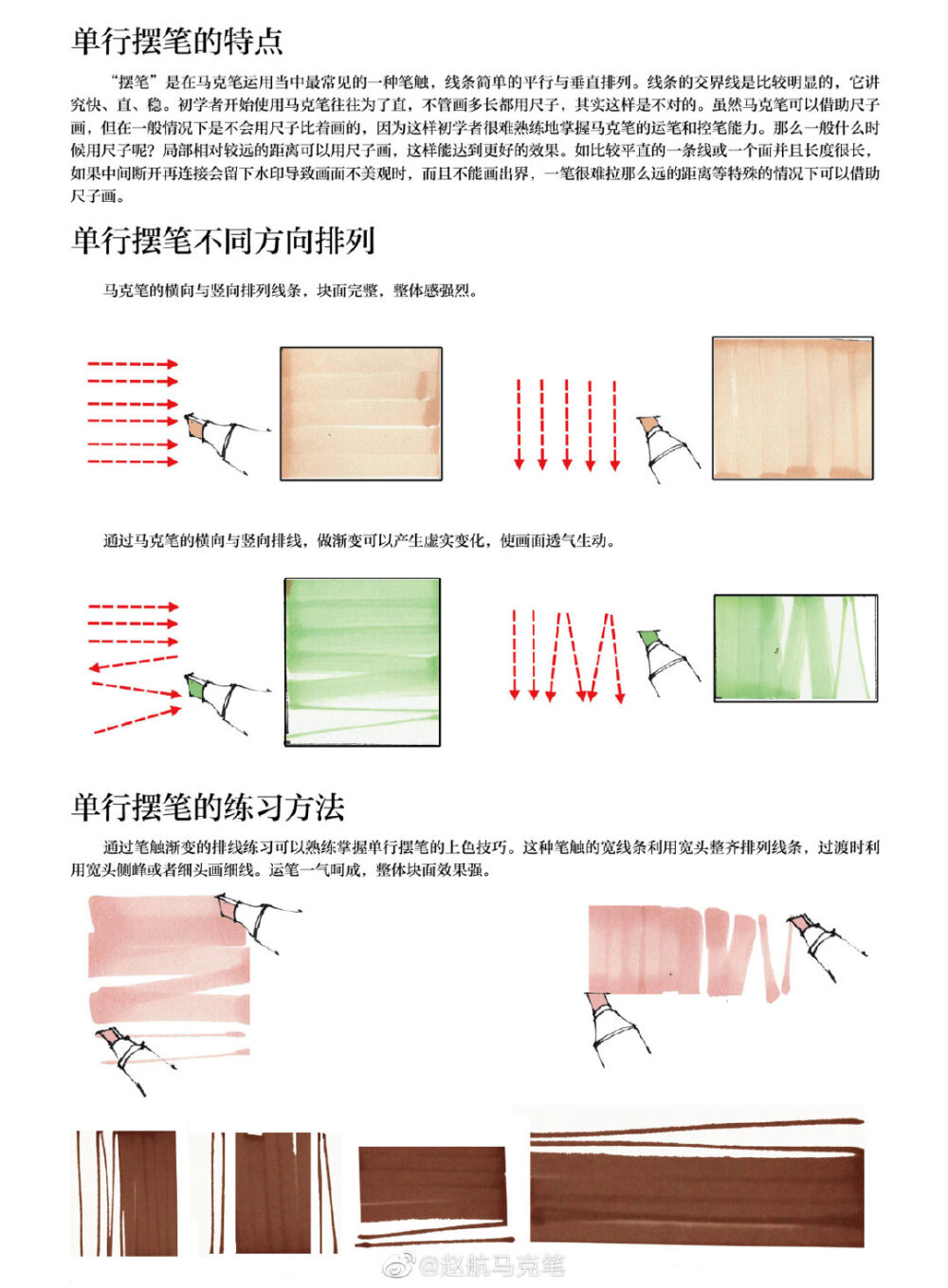 【马克笔入门秘籍】
干货 教你如何使用马克笔
#生活不将就#（作者： 赵航马克笔 ） ​