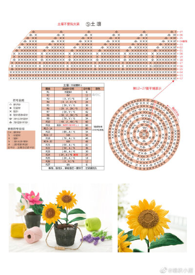 钩针花朵