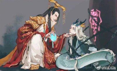 ＃哪吒之魔童降世＃＃天帝×龙王＃
“小龙儿，这枚蛋……可是本王的？”