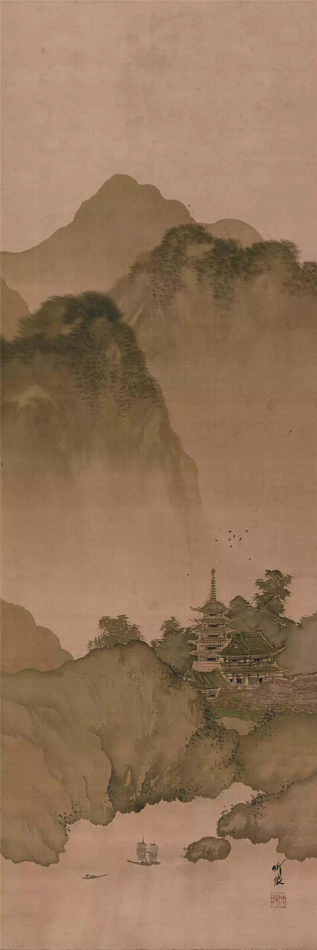 尾竹竹坡（1878—1936），是日本明治至昭和时期的著名画家，本名染吉，出生于日本新潟县。他年幼时就开始跟随南宗画家笹田云石学习绘画，开始以“竹坡”为号。后问业于小堀鞆音、川端玉章等名画家，他兼擅山水、花鸟、人物，是日本美术协会会员、巽画会评议员、二叶会会员。