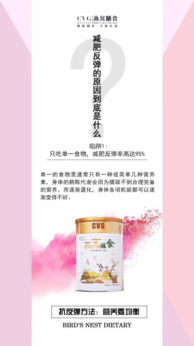 【CVG益生菌燕窝膳食带你轻松享瘦】
