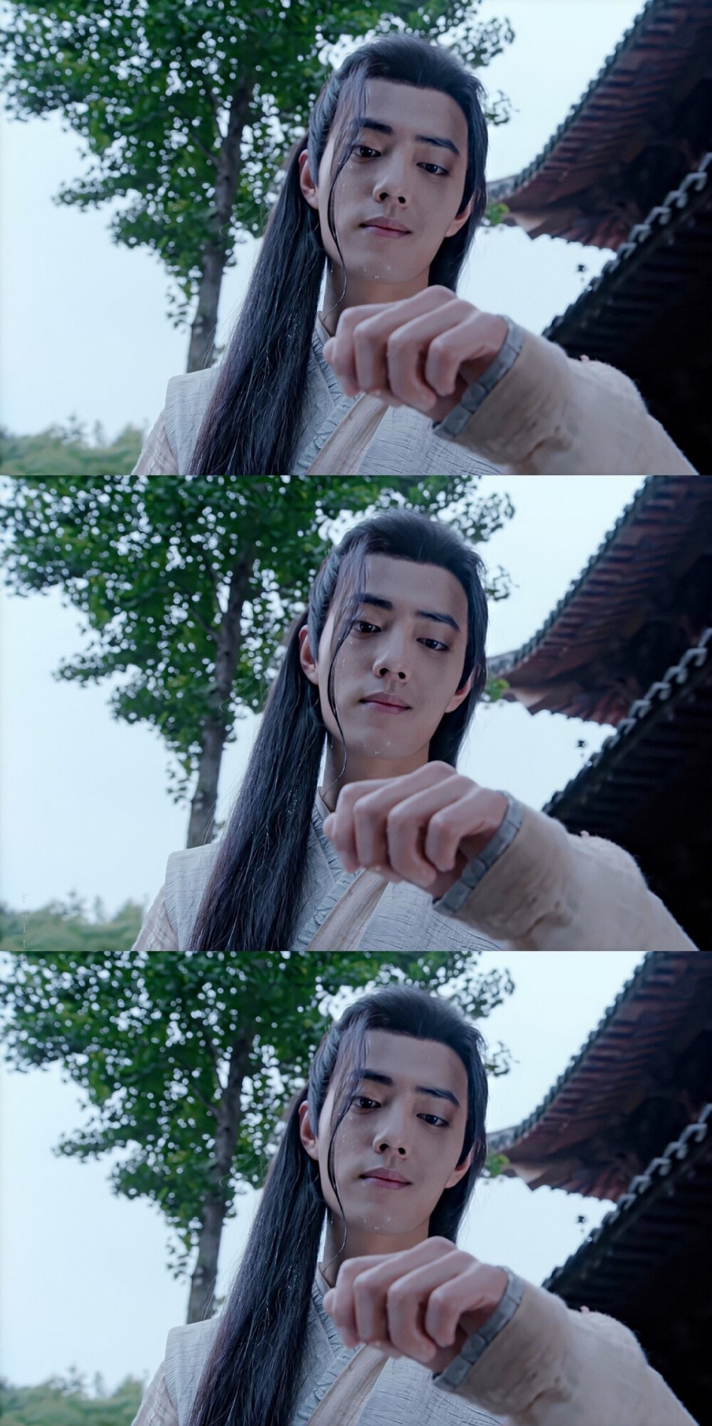 肖战 陈情令 魏无羡 跪谢莫玄羽献舍之恩 cr.