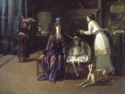 爱尔兰籍学院派画家John Lavery（1856.3.20——1941.1.10） ????