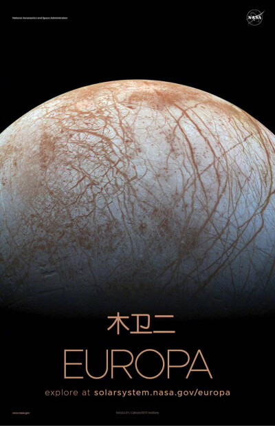 美国航空航天局发布的星球海报与星系海报