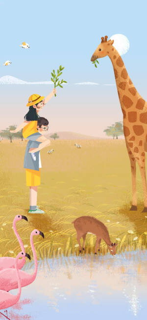 埃塞俄比亚·亚的斯亚贝巴
『旅行串串』

穿着红色衫衣的小贩
用熟练的中文招徕我们

路边黄房子里的女主人
也热情的端出最棒的咖啡

梦幻和多彩
在这个国度是最普遍的存在

少女心的火烈鸟
和俏皮的长颈鹿
就在明蓝色的天空
和嫩黄绿的草地之间



