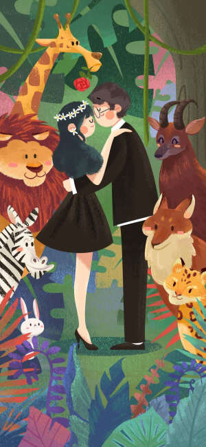 马达加斯加·塔那那利佛『旅行串串』

在蒙蒙细雨中出发
寻找小动物的踪迹

参天的树木结满果实
蜿蜒的山路不见前方
鸟鸣回荡

变色龙不紧不慢的吃着早餐
小狐狸上窜下跳穿行在林间
好想要时间就停留在这一刻

热带雨林依旧繁茂
而可爱的你们
也可以安心快乐的生存下去