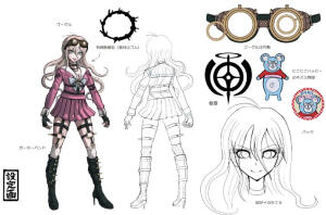 弹丸论破人物设定等美术原稿相关