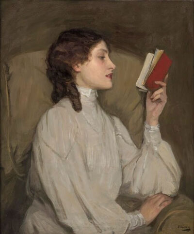 女性肖像画丨爱尔兰籍学院派画家John Lavery（1856.3.20——1941.1.10） ​​