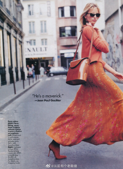 #美人肖像#
#Karolina Kurkova# in The Master’s Touch for Elle, September 2000
：Gilles Bensimon ???