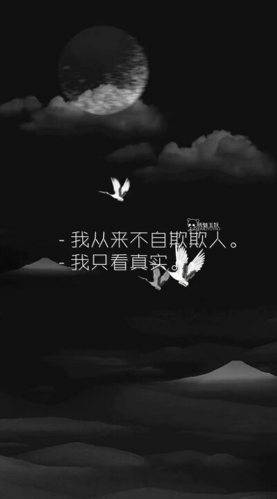 在她的心里潜伏着一个深渊，扔下巨石也发不出声音。#黑白壁纸