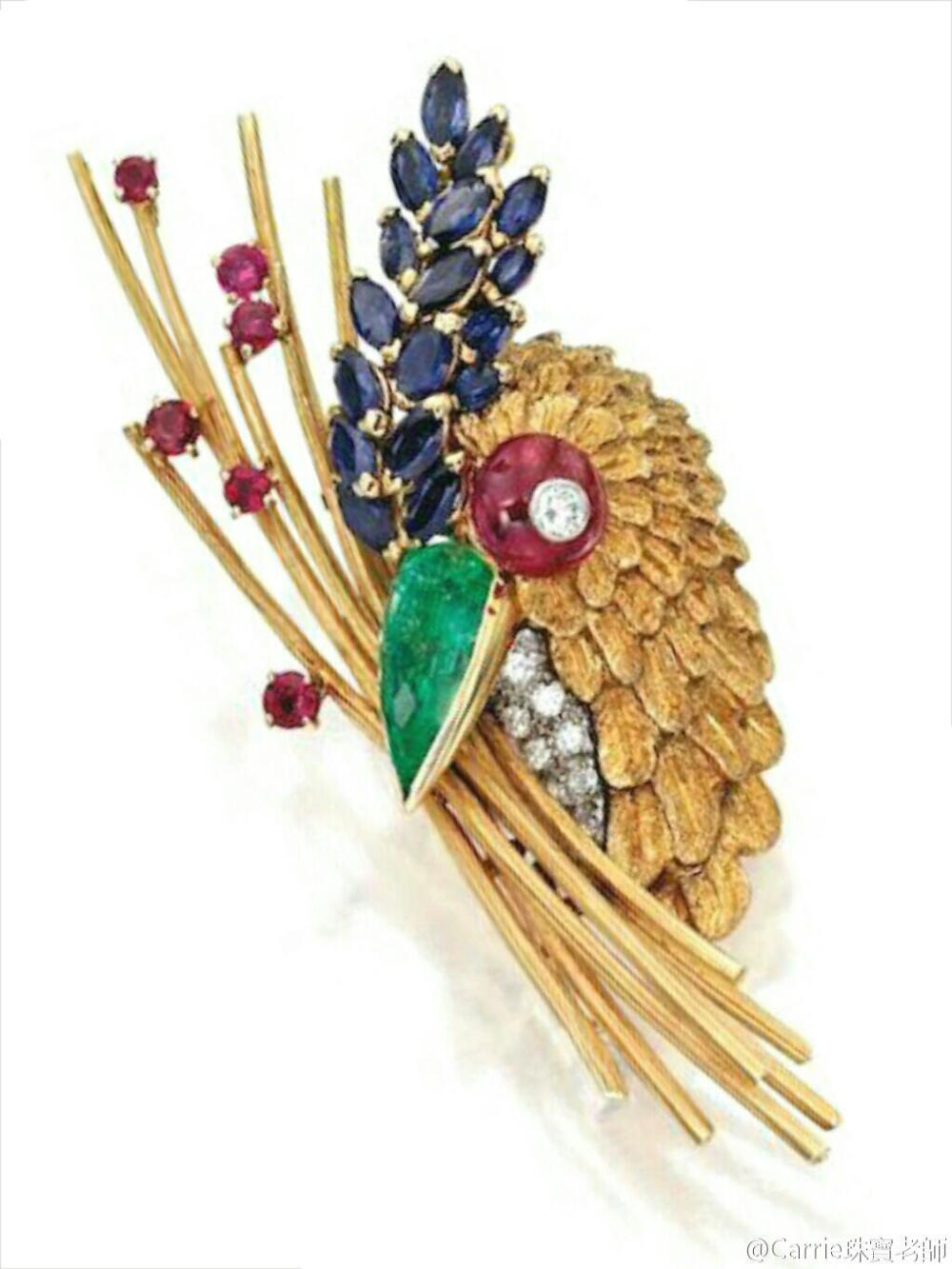 Marcel Boucher，精彩的 Art Deco 風，一直覺得 Art Deco 硬硬的風格和 Costume Jewellery 很合 