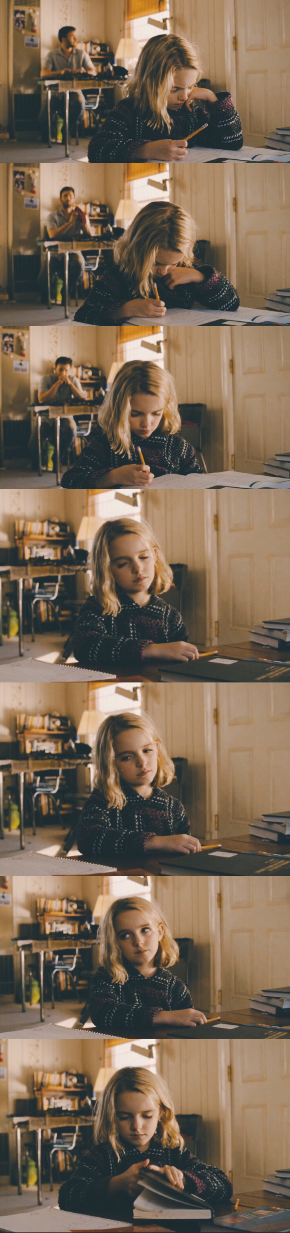 麦肯娜·格瑞丝（Mckenna Grace）。
出自《天才少女》。
自制。