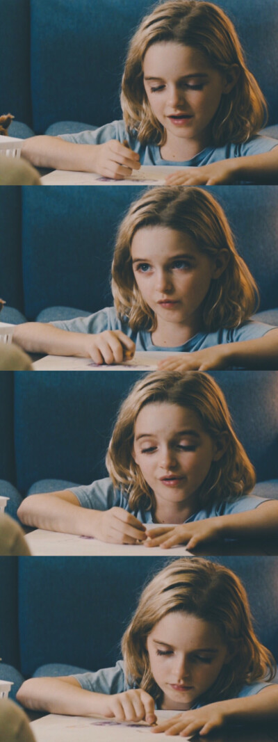 麦肯娜·格瑞丝（Mckenna Grace）。
出自《天才少女》。
自制。