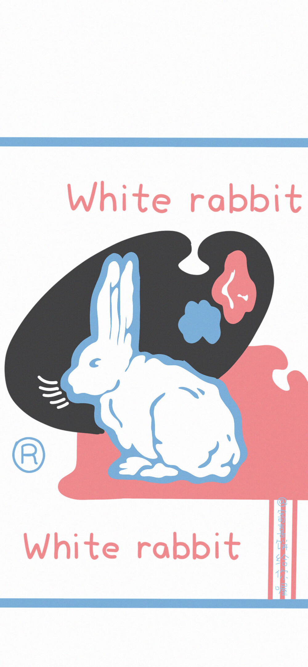 可爱壁纸 大白兔