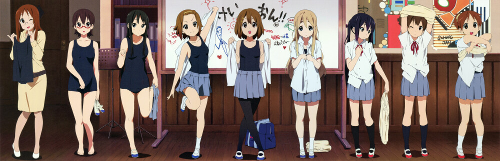 K-ON！輕音部 [平澤唯/秋山澪/田井中律/琴吹紬/中野梓/平澤憂/鈴木純/真鍋和/山中佐和子]