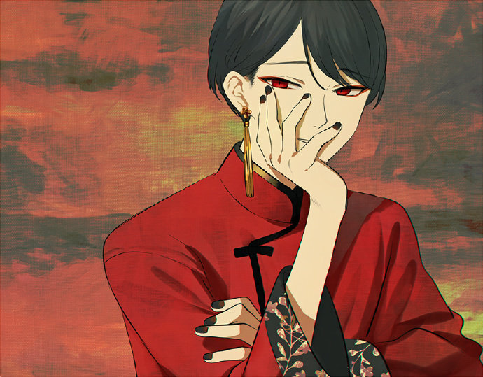 日本画师ちにくちゃん蛇系美男