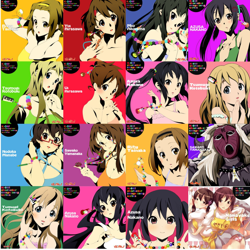 K-ON！輕音部 [平澤唯/秋山澪/田井中律/琴吹紬/中野梓/平澤憂/真鍋和/山中佐和子]