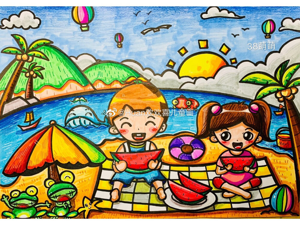 图源huan欢欢喜儿童画