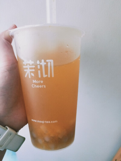 茉沏
等了一个多小时
到的时候已经完全不冰了
百香果绿七分是真的甜 甜齁
还点了不喜欢的芋圆
我太难了