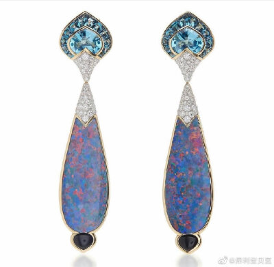 迷幻的色调搭配 Marina B Jewelry ​​