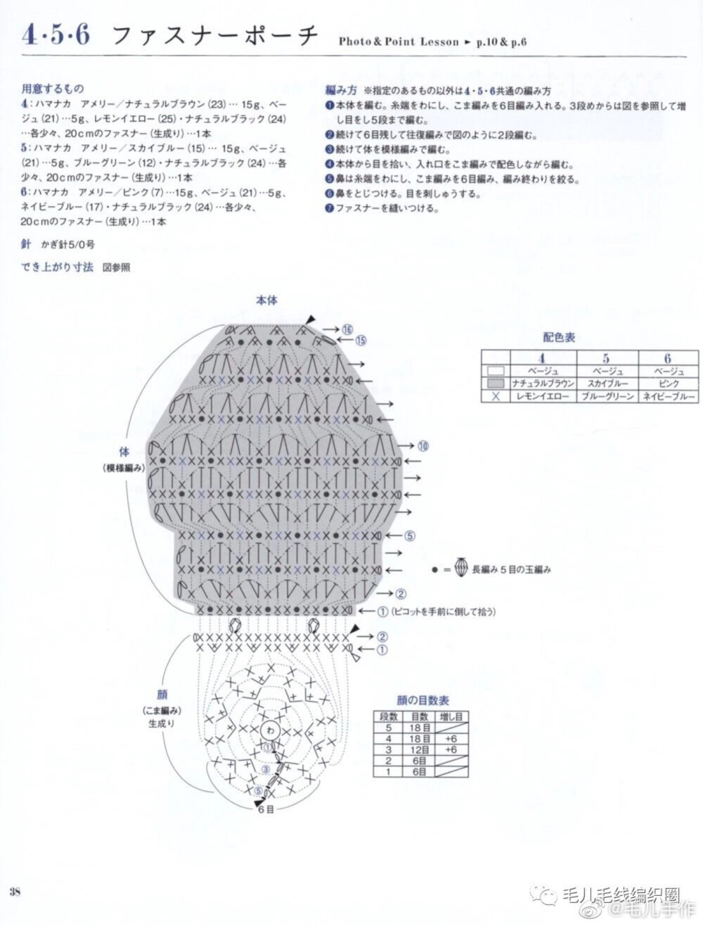 钩针图解