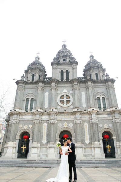 北京教堂婚礼-王府井教堂