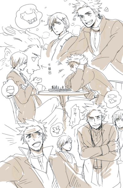 イタリア#丁诺。
他们太可爱了