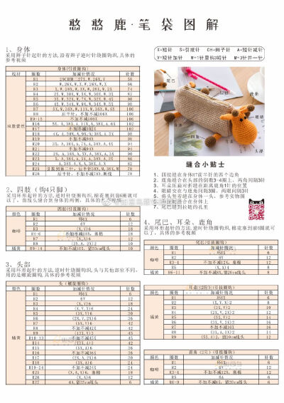 憨憨鹿笔袋1/1