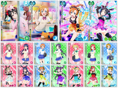 免抠动漫 PNG 素材 lovelive图鉴 立绘 