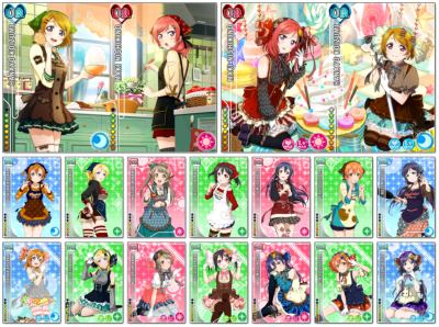 免抠动漫 PNG 素材 lovelive图鉴 立绘 