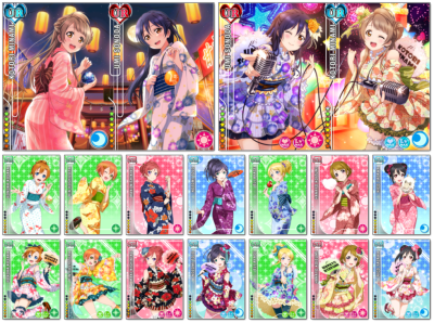 免抠动漫 PNG 素材 lovelive图鉴 立绘 