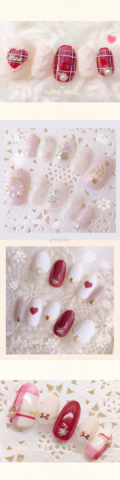 36款日系少女心美甲分享 ​​​。