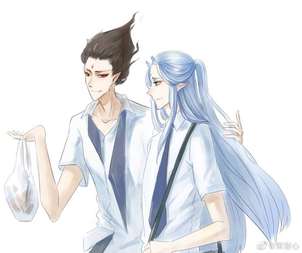 哪吒…(๑•ั็ω•็ั๑)…敖丙 锁住了