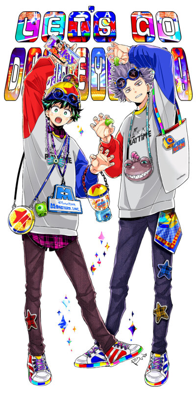 去迪士尼游玩的服饰搭配系列
Artist:dnd
Twi:dandelion0323
迪士尼游玩穿搭