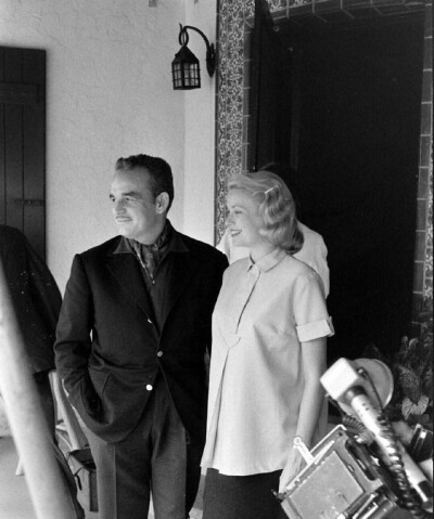 Grace Kelly, who was pregnant with her first child Caroline, photographed with husband Prince Rainier III during a visit to Ocean City, New Jersey, September 1956. Photos by Peter Stackpole ​​​